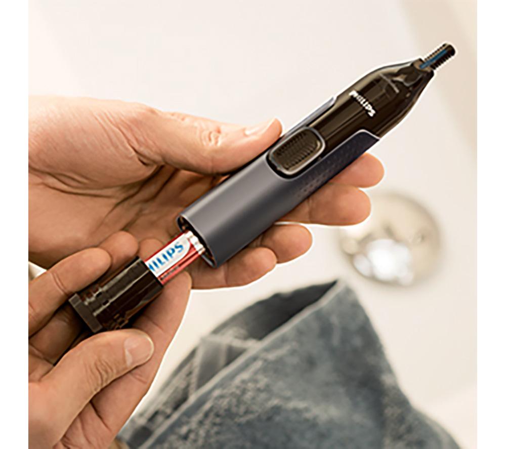 PHILIPS Series 3000 NT3650/16 Wet & Dry Nose, Ear & Eyebrow Trimmer - Black image number 5 of 5