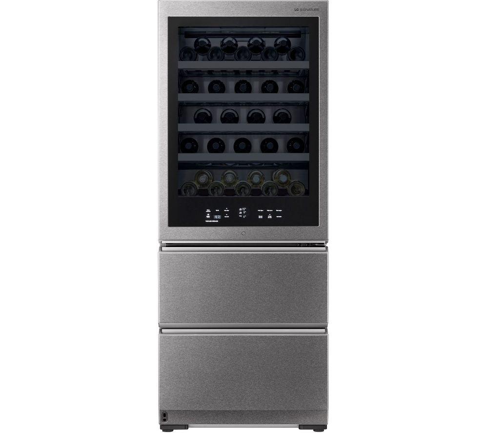 LG SIGNATURE LSR200W Wine Cooler - Stainless Steel - E Rated