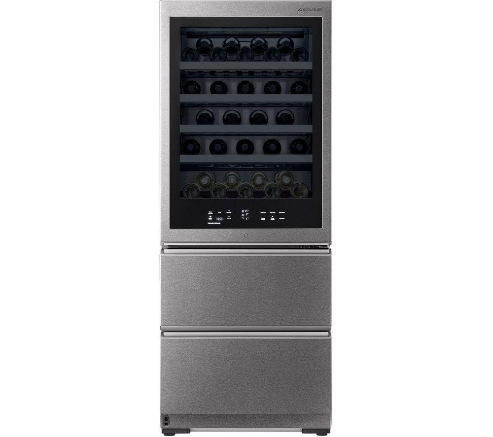 LG SIGNATURE LSR200W Wine Cooler – Stainless Steel, Stainless Steel