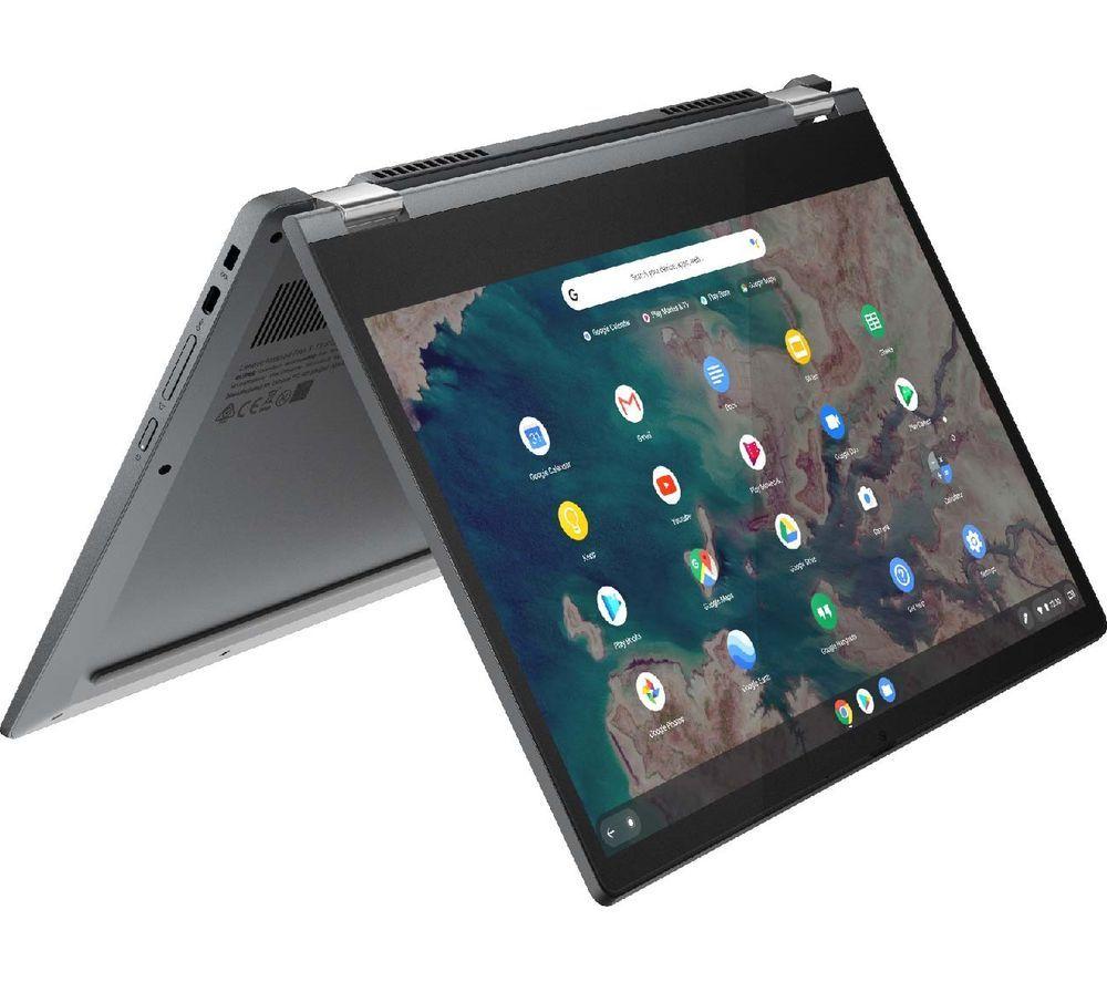LENOVO IdeaPad Flex 5i 13.3" 2 in 1 Chromebook, Backpack & Mouse Bundle - Intel&reg; Core&trade; i3, 128 GB SSD, Grey image number 5 of 10