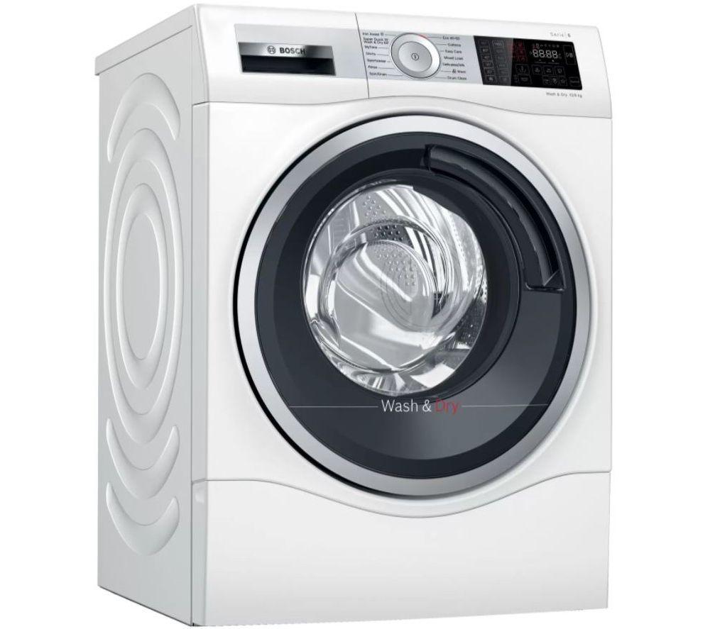 Image of BOSCH Serie 6 WDU28561GB 10 kg Washer Dryer - White