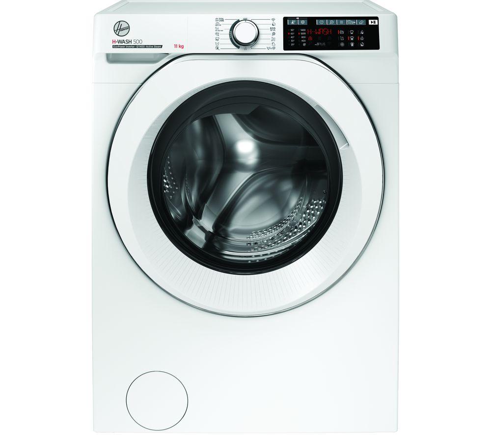 HOOVER H-Wash 500 HWB 411AMC WiFi-enabled 11 kg 1400 Spin Washing Machine - White, White