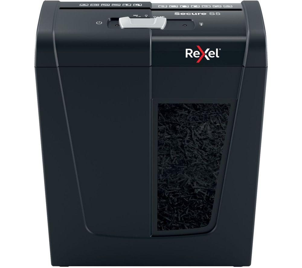 REXEL Secure S5 2020121 Strip Cut Paper Shredder