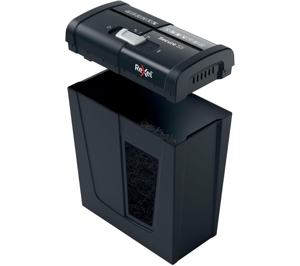 REXEL Secure S5 2020121 Strip Cut Paper Shredder image number 2 of 5