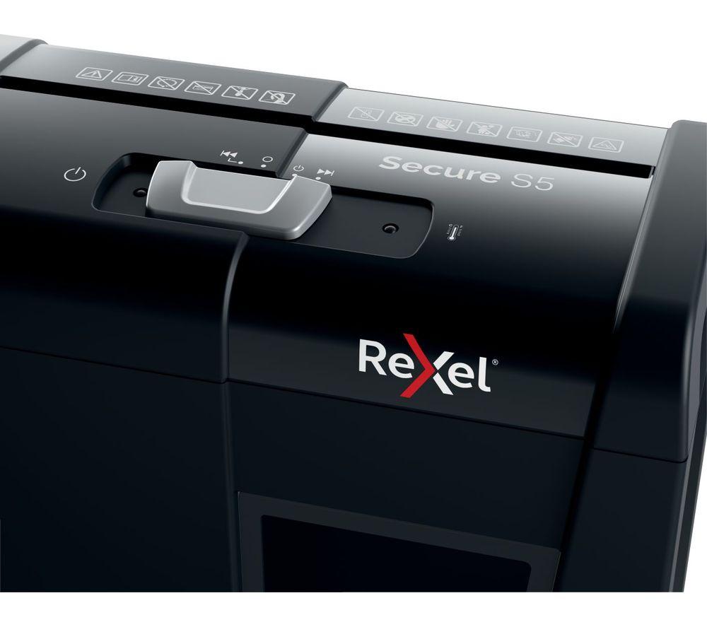 REXEL Secure S5 2020121 Strip Cut Paper Shredder image number 4 of 5