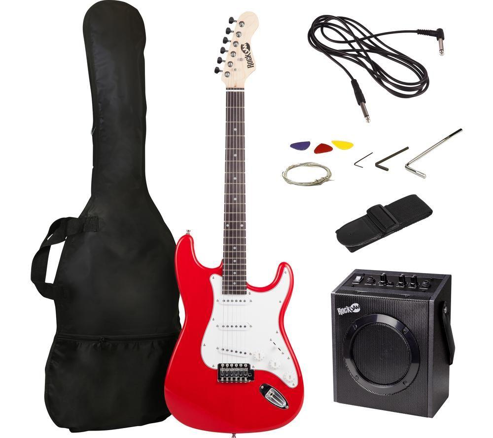 Buy ROCKJAM RJEG02-SK-RD Electric Guitar Bundle - Red | Currys