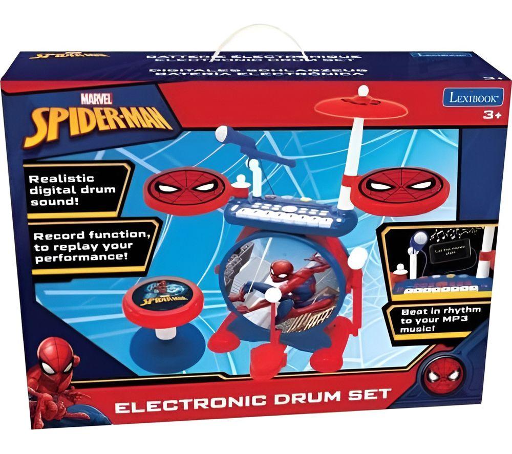 LEXIBOOK Electronic Drums Set with Seat - Spider-Man image number 2 of 5