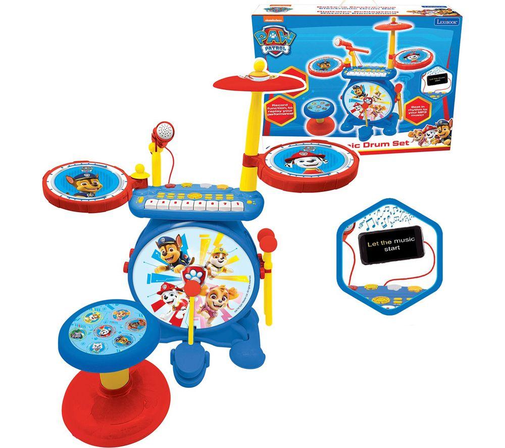 LEXIBOOK Electronic Drums Set with Seat - Paw Patrol image number 5 of 6