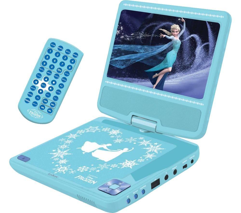 Lexibook Dvdp6fz Portable Dvd Player - Frozen, Blue,White