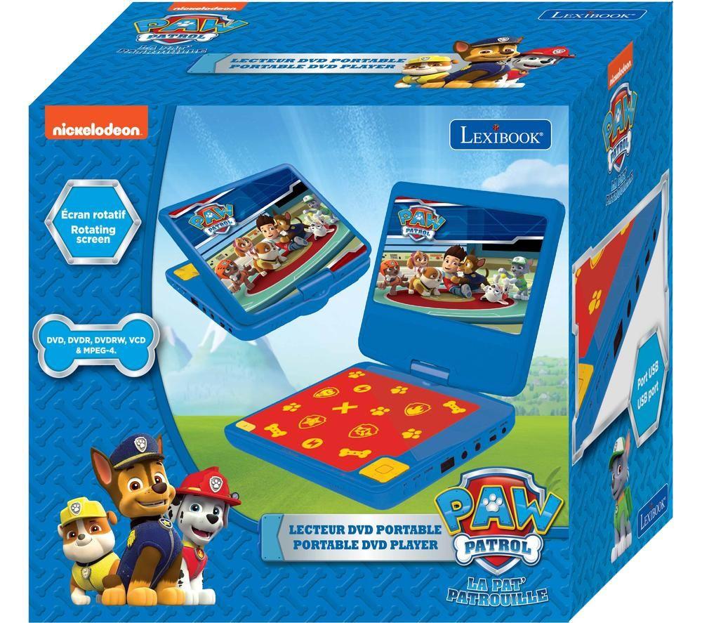 LEXIBOOK DVDP6PA Portable DVD Player - Paw Patrol image number 4 of 6