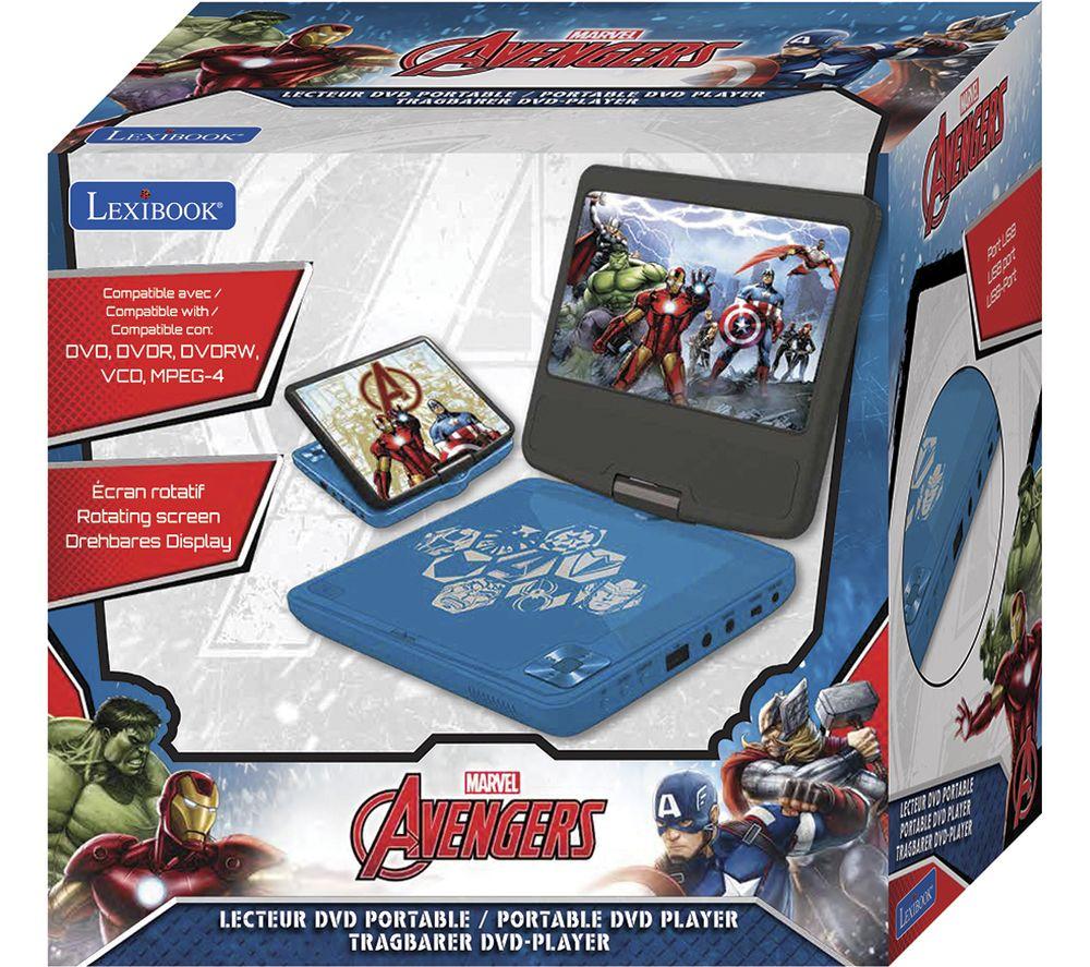 LEXIBOOK DVDP6AV Portable DVD Player - Avengers image number 5 of 5