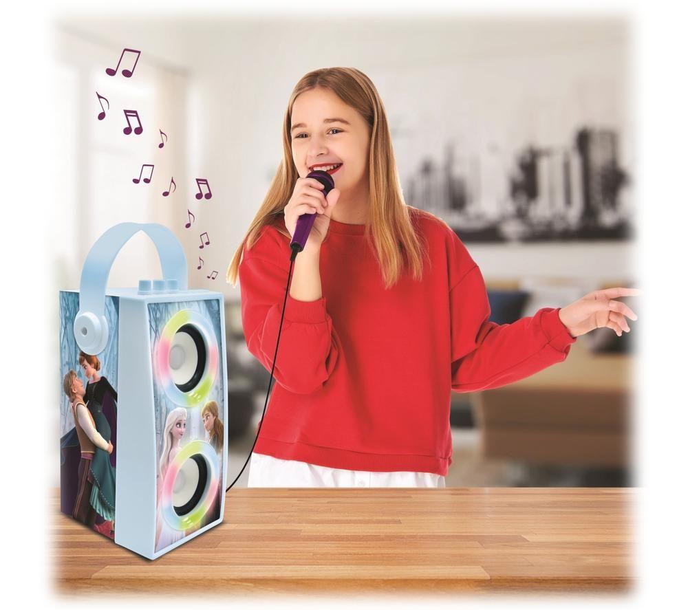 LEXIBOOK BTP180FZZ Bluetooth Karaoke System - Disney Frozen II image number 3 of 6