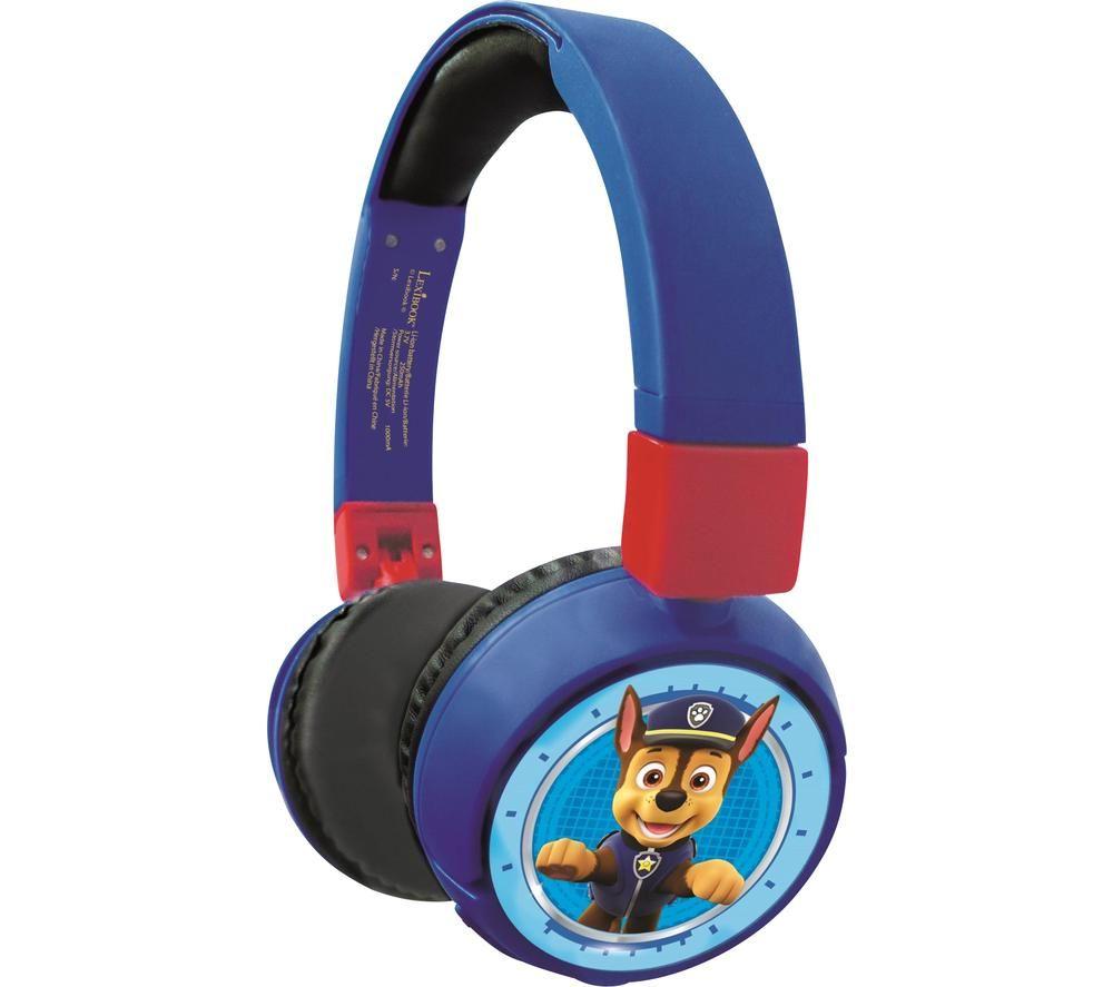 LEXIBOOK HPBT010PA Wireless Bluetooth Kids Headphones - Paw Patrol, Patterned