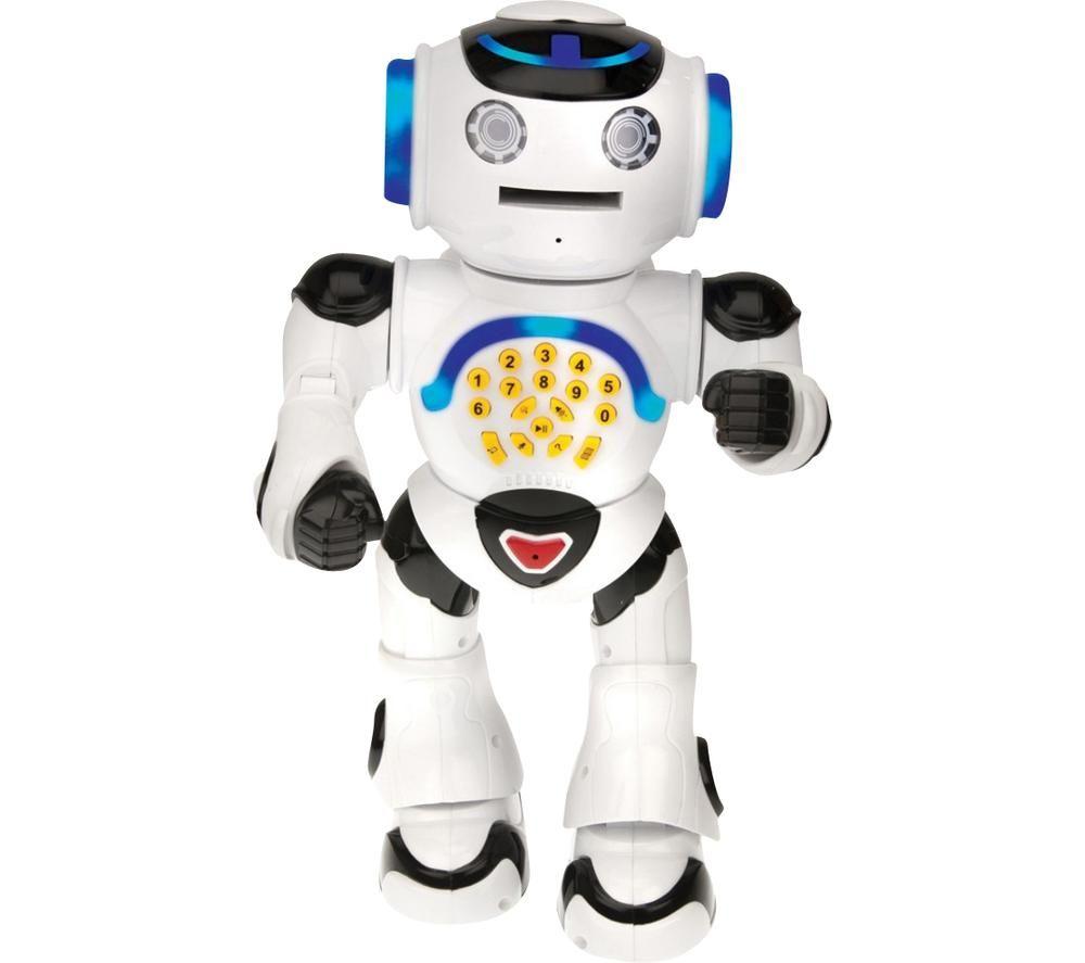 LEXIBOOK Powerman Educational Robot - Black & White, Black,White