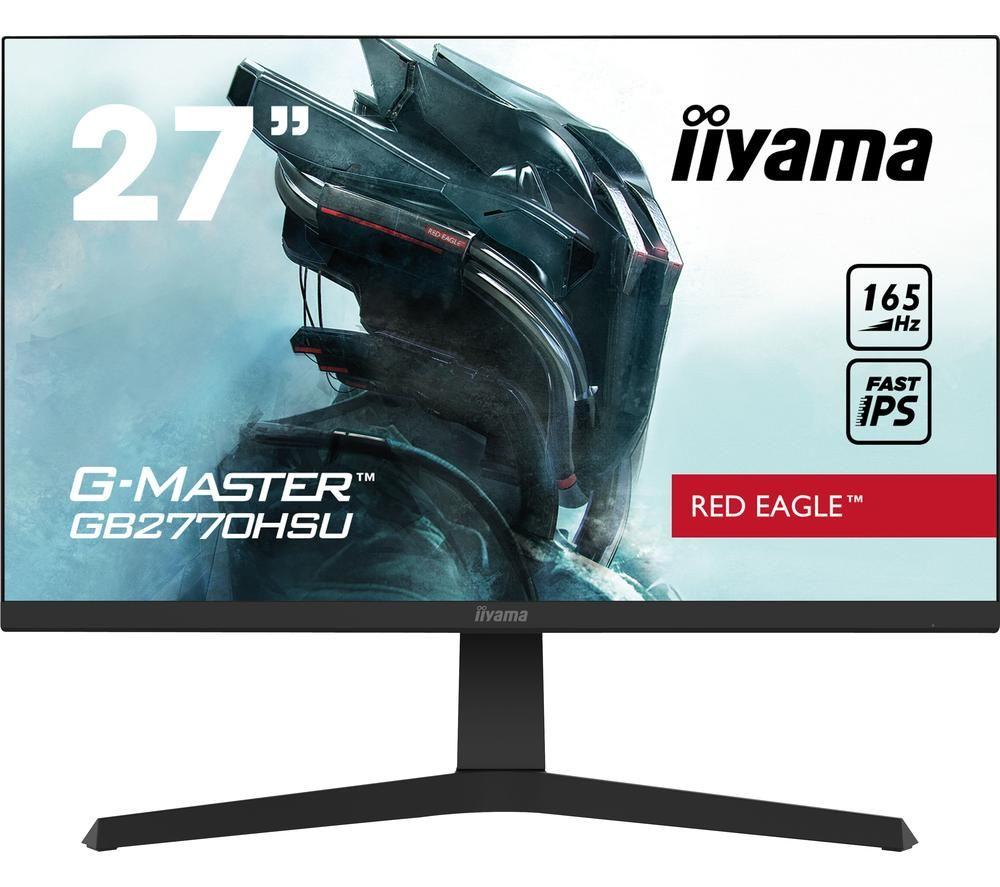 Image of IIYAMA G-MASTER Red Eagle GB2770HSU-B1 Full HD 27" IPS LED Gaming Monitor - Black, Black