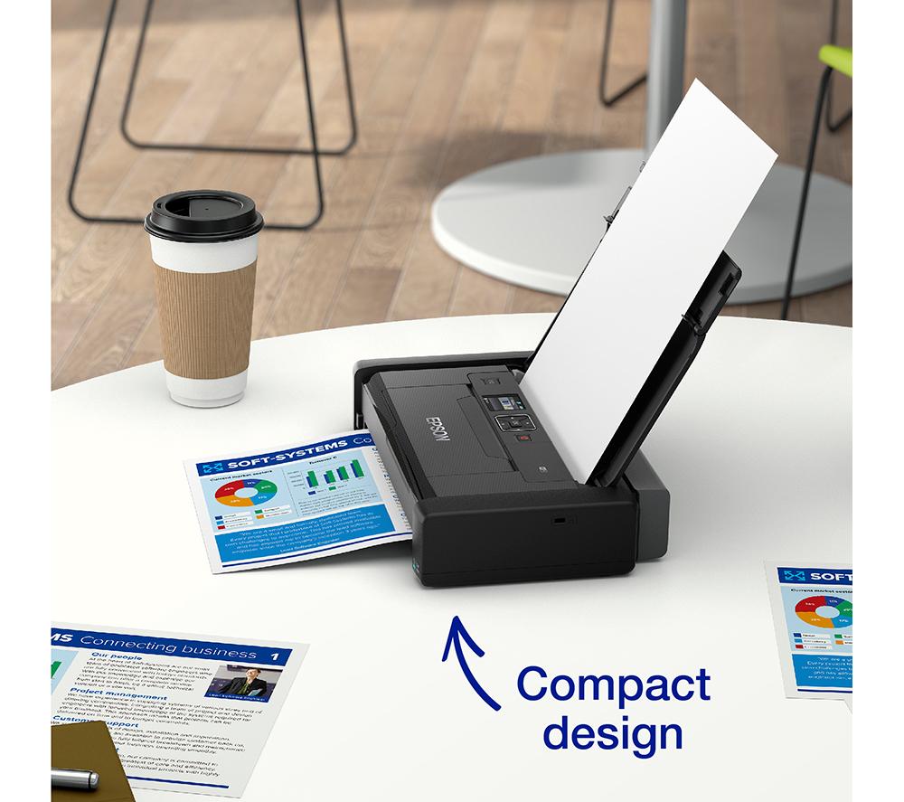 EPSON WorkForce WF-110W Wireless Inkjet Printer image number 4 of 7