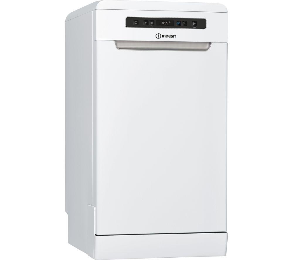 INDESIT DSFO 3T224 Z UK N Slimline Dishwasher – White, White