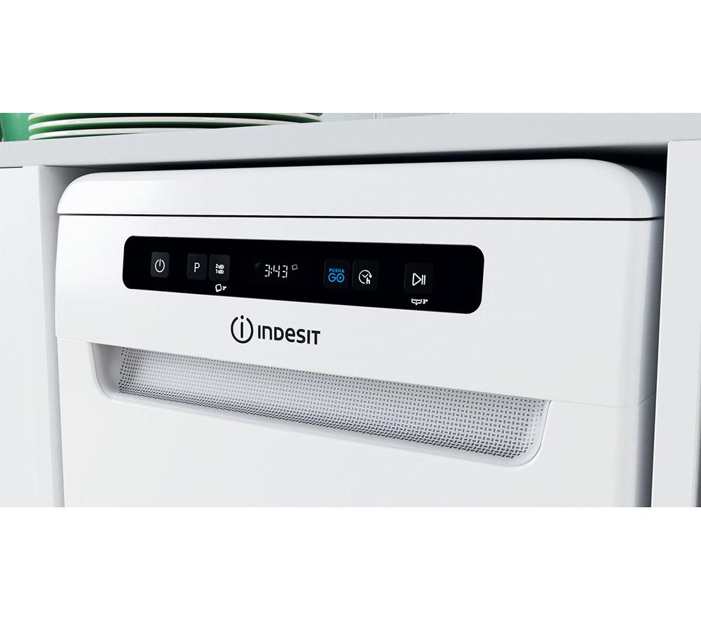 INDESIT DSFO 3T224 Z UK N Slimline Dishwasher - White image number 10 of 17