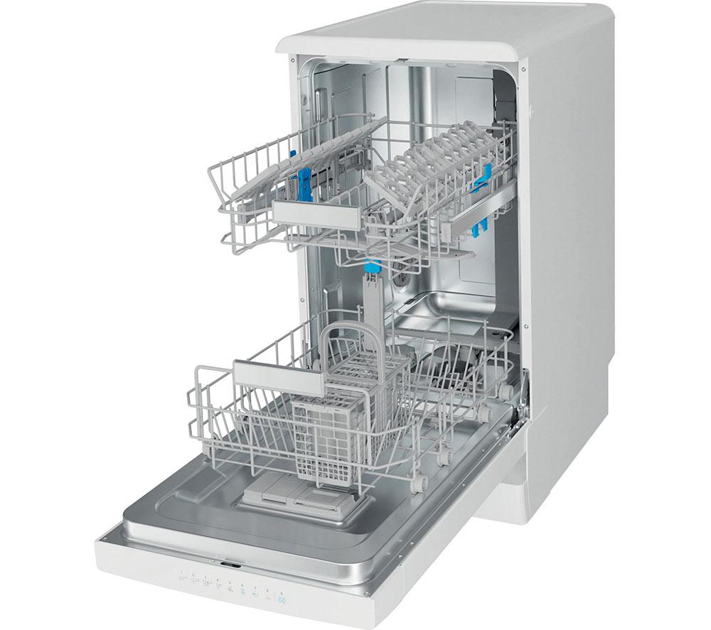 INDESIT DSFO 3T224 Z UK N Slimline Dishwasher - White image number 15 of 17