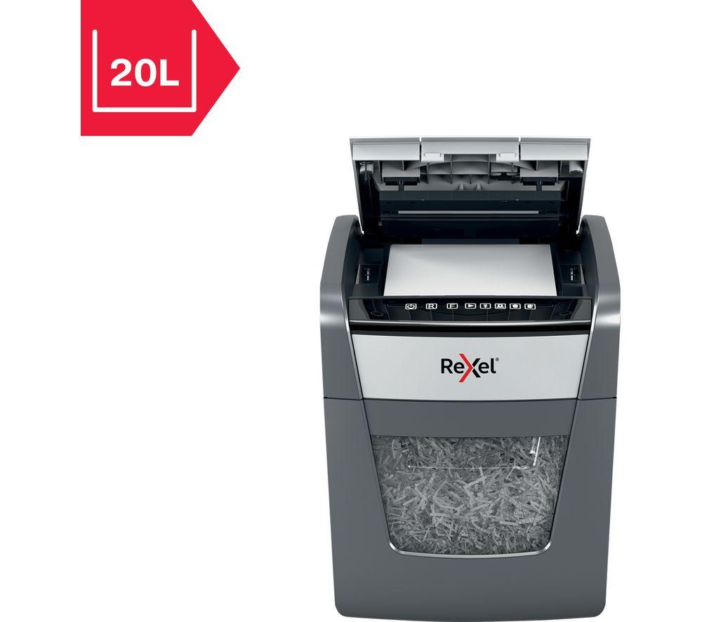 REXEL Optimum Autofeed 2020045X Cross Cut Paper Shredder image number 5 of 11