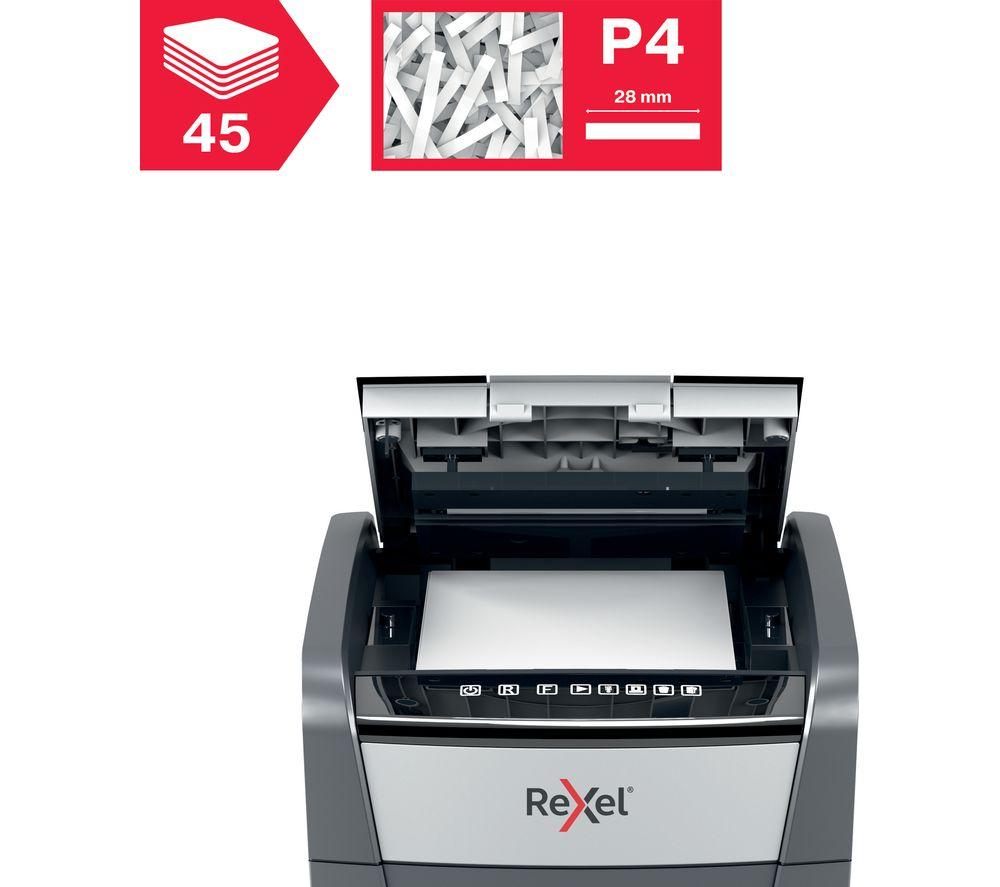 REXEL Optimum Autofeed 2020045X Cross Cut Paper Shredder image number 7 of 11