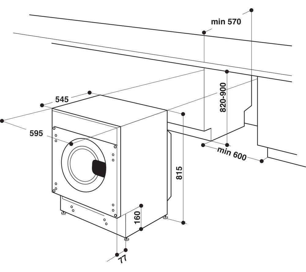 HOTPOINT BI WMHG 71483 UK N Integrated 7 kg 1400 Spin Washing Machine image number 15 of 15