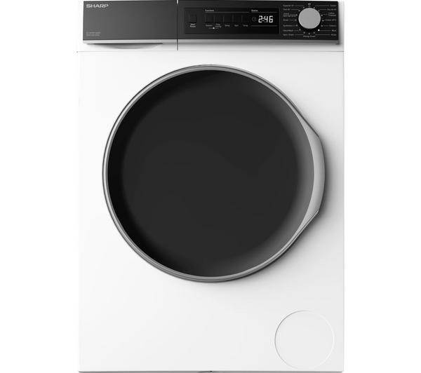 SHARP ES-NFB914AWC-EN 9 kg 1400 Spin Washing Machine - White image number 0