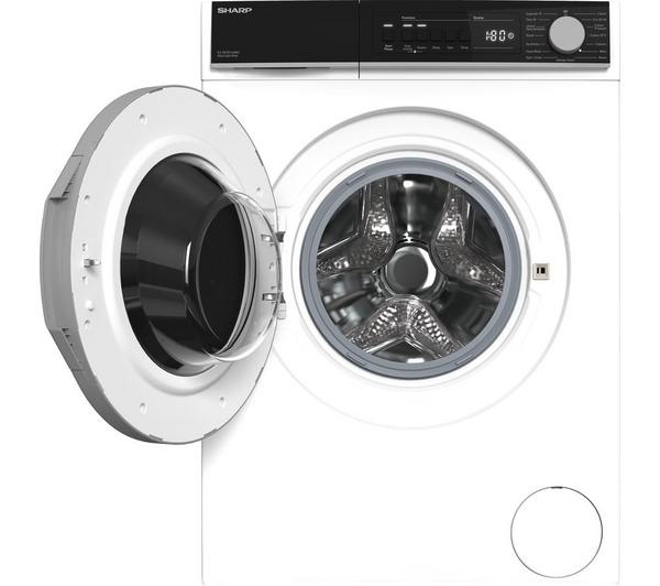 SHARP ES-NFB914AWC-EN 9 kg 1400 Spin Washing Machine - White image number 5