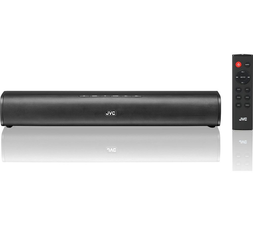 JVC TH-D227BA 2.0 Compact Sound Bar, Black