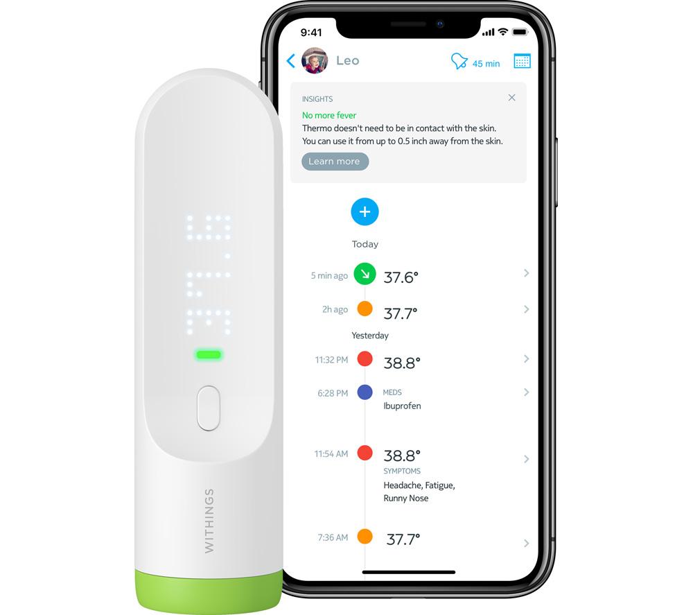 Withings discount thermometer battery