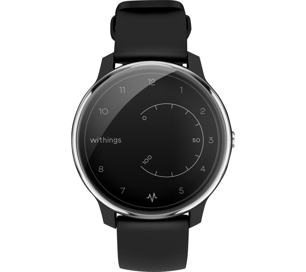 WITHINGS Move ECG Activity Tracker - Black, Black