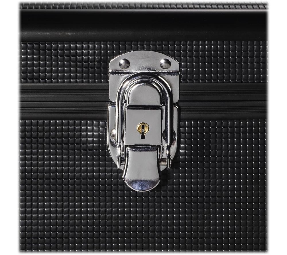 HAMA 50 LP Vinyl Record LP Storage Case - Black image number 3 of 4