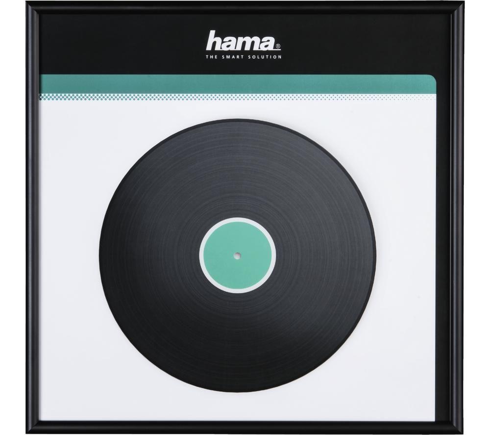 HAMA LP Vinyl Record Display Frame - Black, Black