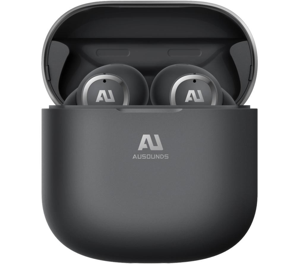 Image of AUSOUNDS AU-Stream Wireless Bluetooth Noise-Cancelling Earphones - Black, Black