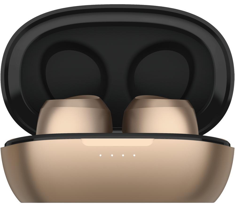 Image of AUSOUNDS AU-Stream Hybrid Wireless Bluetooth Noise-Cancelling Earphones - Gold, Gold