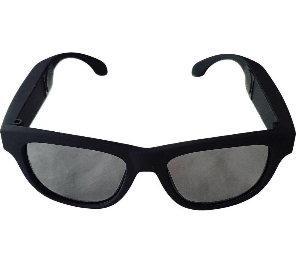 VOXOS VXSA-BLA Bone Conduction Smart Glasses - Black, Black