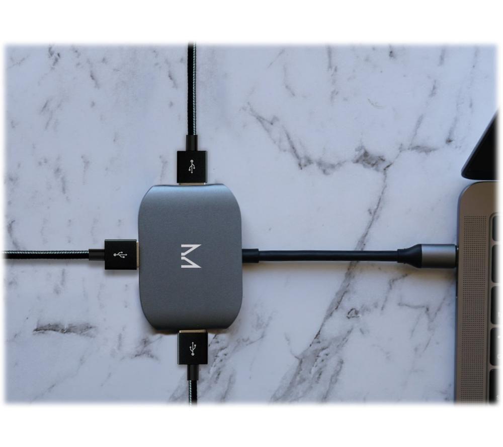 MOYORK MOYO-LY-3ASG 3-port USB Type-C Hub image number 2 of 4