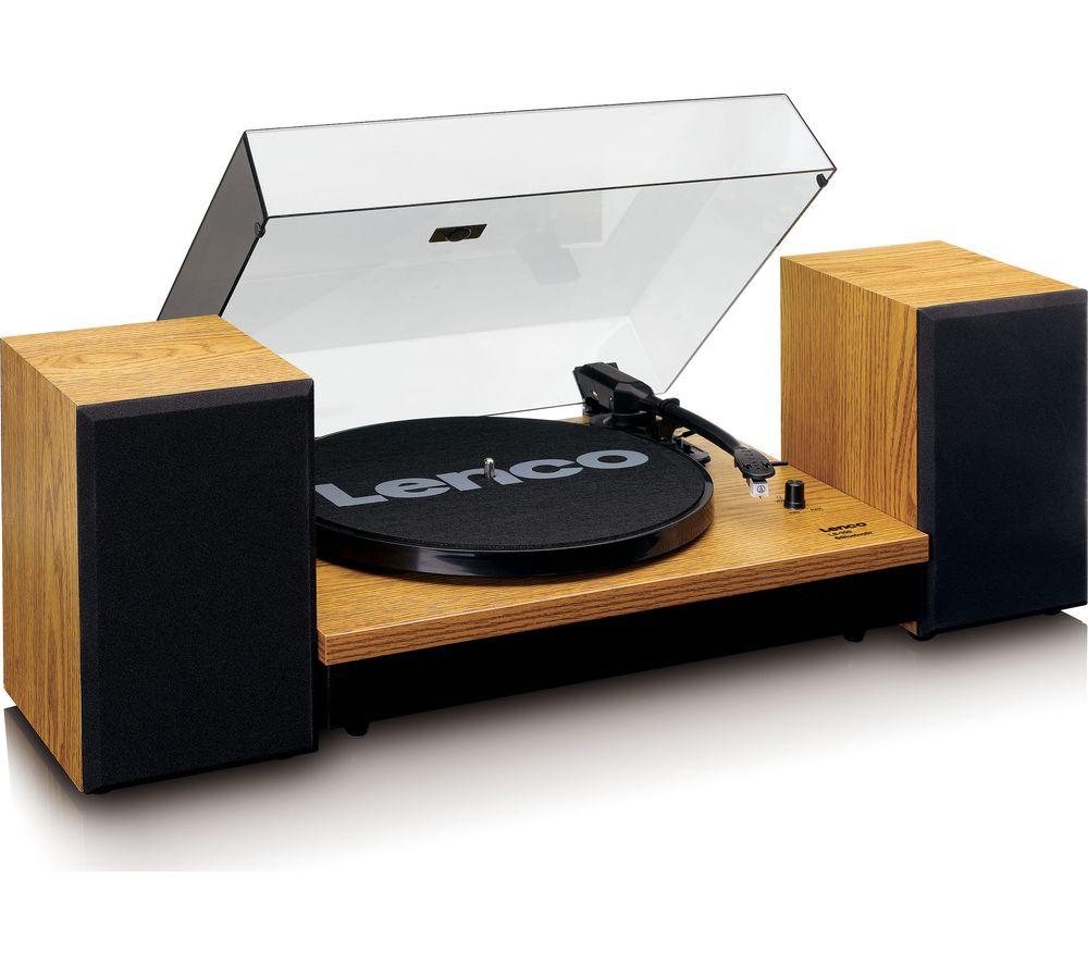 LENCO LS-300 Belt Drive Bluetooth Turntable - Wood image number 2 of 5