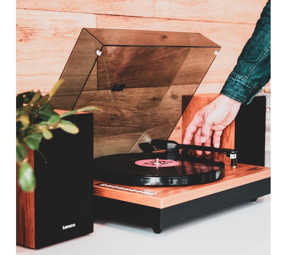 LENCO LS-300 Belt Drive Bluetooth Turntable - Wood image number 5 of 5