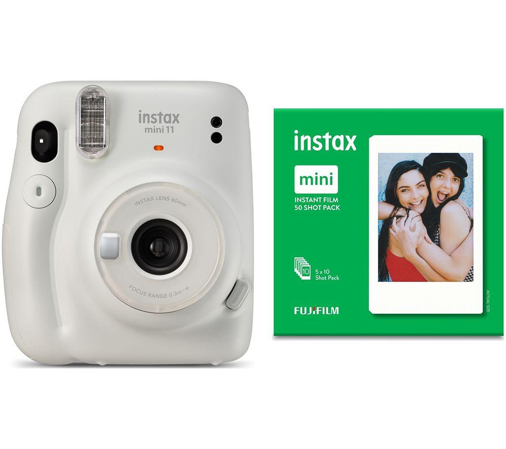 Click to view product details and reviews for Instax Mini 11 Instant Camera 50 Shot Mini Film Pack Bundle Ice White White.