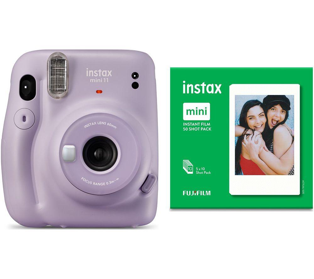 Click to view product details and reviews for Instax Mini 11 Instant Camera 50 Shot Mini Film Pack Bundle Lilac Purple Purple.