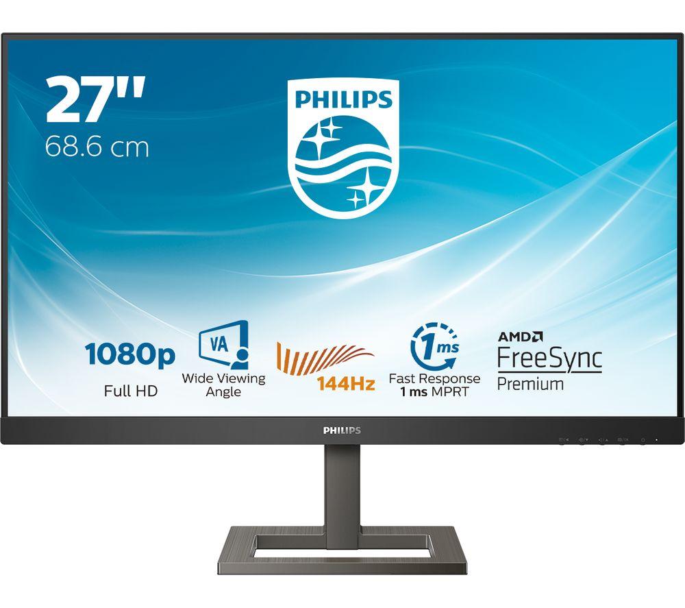 PHILIPS 272E1GAEZ Full HD 27 LCD Monitor - Black, Black