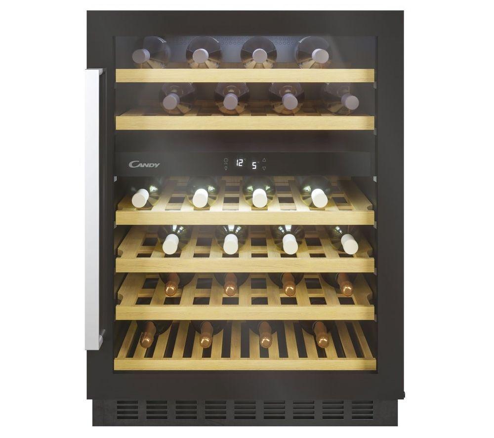 CANDY CCVB 60D UK/N Wine Cooler – Black, Black