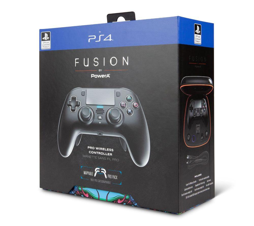 Buy Powera Fusion Pro Wireless Ps4 Controller Black Free Delivery Currys