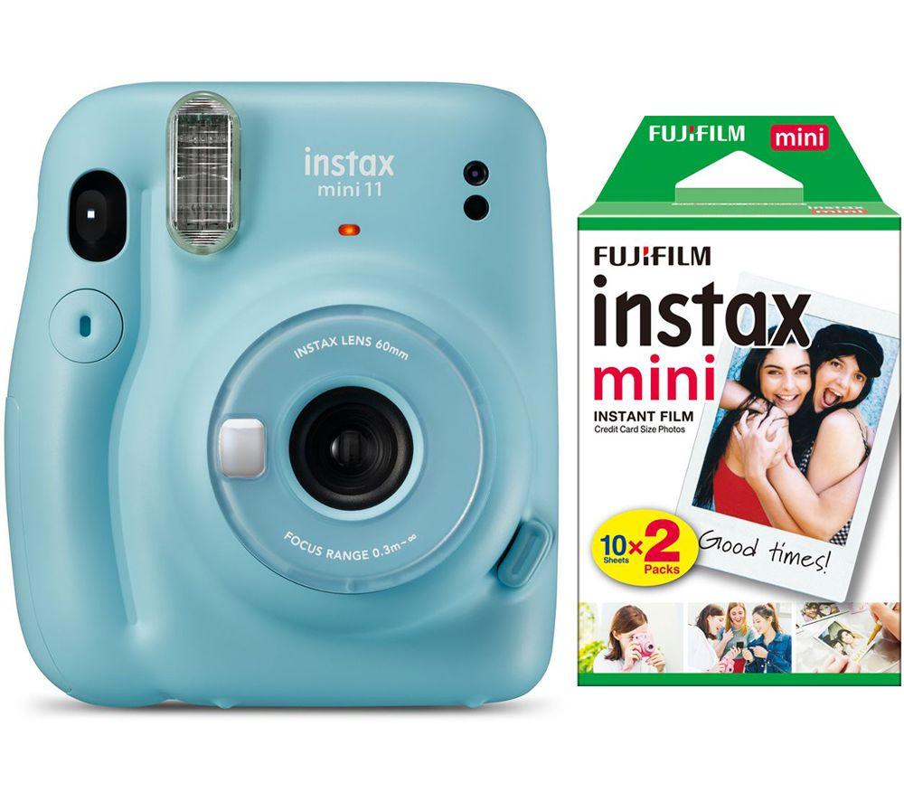 Instax mini 11 Instant Camera & 20 Shot Instax Mini Film Pack Bundle