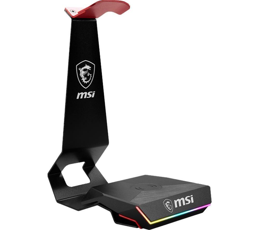 Image of MSI IMMERSE HS01 COMBO Gaming Headset Stand with Wireless Charger