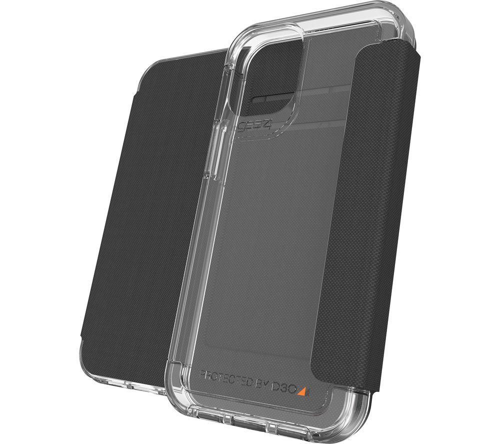 GEAR4 Wembley Flip iPhone 12 Mini Case - Black, Black