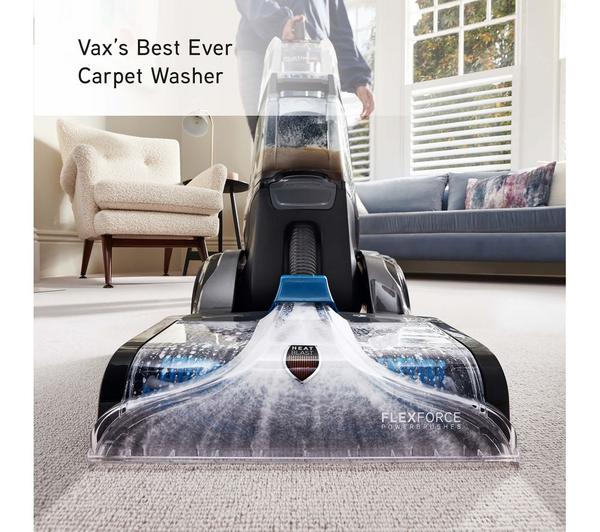 VAX Platinum SmartWash 1-1-142257 Upright Carpet Cleaner - Charcoal & Blue image number 2