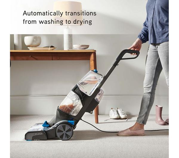 VAX Platinum SmartWash 1-1-142257 Upright Carpet Cleaner - Charcoal & Blue image number 4