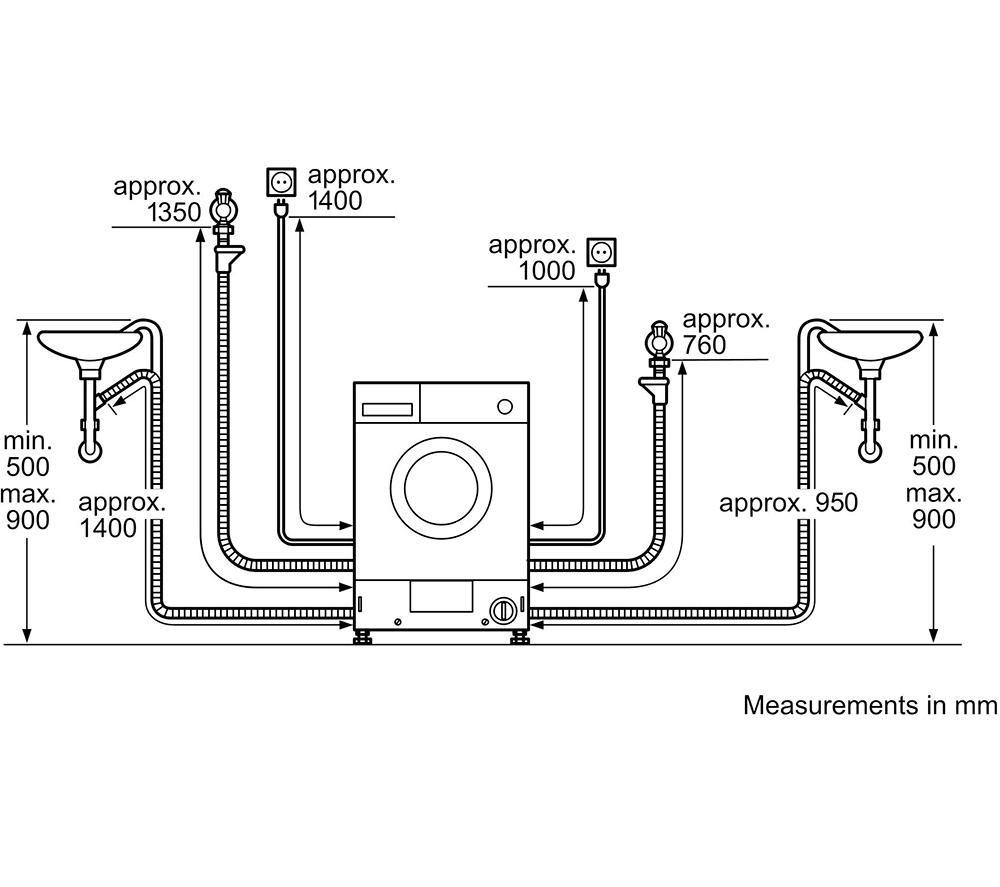 NEFF V6320X2GB Integrated Washer Dryer image number 5 of 7